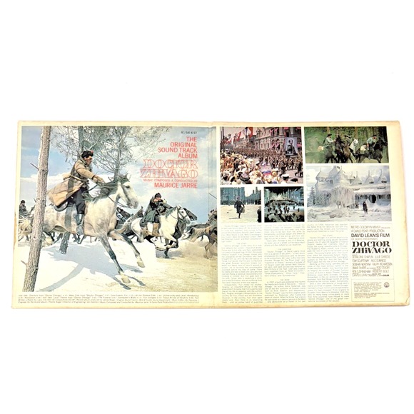 Doctor Zhivago Original Soundtrack LP Maurice Jarre MGM Stereo Vinyl - Picture 3 of 3